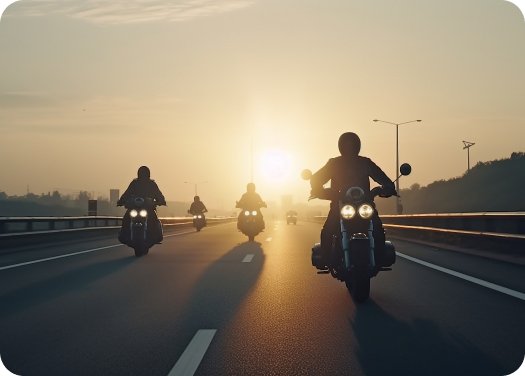 Motorcyclists Highway Generative Ai 1